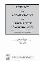 Literacy and Augmentative and Alternative Communication.