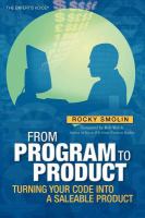 From program to product turning your code into a saleable product /