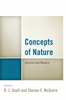 Concepts of Nature : Ancient and Modern.