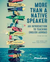 More than a native speaker an introduction to teaching English abroad /