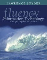 Fluency with information technology : skills, concepts & capabilities /