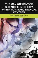 The management of scientific integrity within academic medical centers