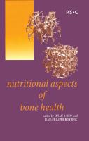 Nutritional Aspects of Bone Health.