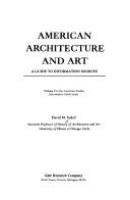 American architecture and art : a guide to information sources /