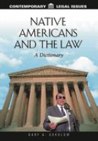 Native Americans and the law : a dictionary /