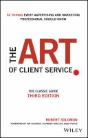 The art of client service the classic guide /