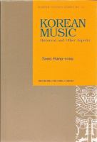 Korean music : historical and other aspects /