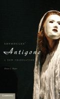 Sophocles' Antigone : a new translation /