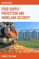 Food Supply Protection and Homeland Security.