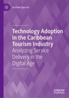 Technology Adoption in the Caribbean Tourism Industry Analyzing Service Delivery in the Digital Age /