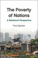 The poverty of nations : a relational perspective /