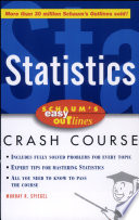 Schaum's easy outlines Statistics : based on Schaum's outline of theory and problems of statistics /