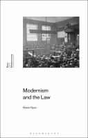 Modernism and the law