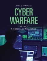 Cyber warfare a documentary and reference guide /
