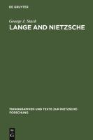 Lange and Nietzsche.