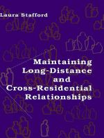 Maintaining Long-Distance and Cross-Residential Relationships.