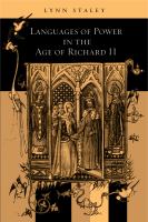 Languages of power in the age of Richard II /