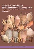 Deposit of Amphorae in the Quarter of St. Theodore, Pula.