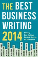 The Best Business Writing 2014.