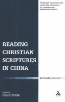 Reading Christian Scriptures in China.