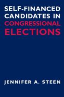 Self-financed candidates in congressional elections