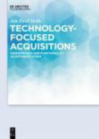 Technology-Focused Acquisitions Performance and Functionality as Differentiators /