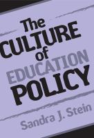 The culture of education policy /