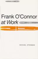 Frank O'Connor at work /