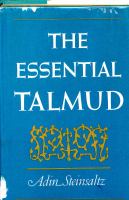 The essential Talmud /