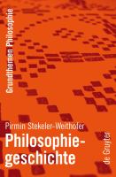 Philosophiegeschichte.