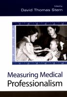 Measuring Medical Professionalism.