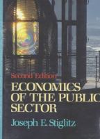 Economics of the public sector /