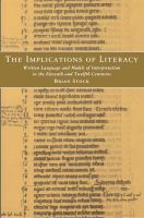 The implications of literacy : written language and models of interpretation in the eleventh and twelfth centuries /