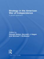 Strategy in the American War of Independence : A Global Approach.