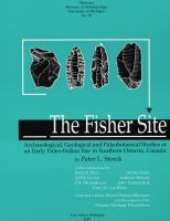 The Fisher site : archaeological, geological, and paleobotanical studies at an early Paleo-Indian site in southern Ontario, Canada /