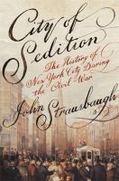City of sedition : the history of New York City during the Civil War /
