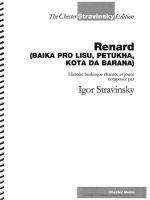 Renard = (Baĭka pro lisu, petukha, kota da barana) : histoire burlesque chantée et jouée /