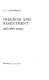 Freedom and resentment, and other essays /