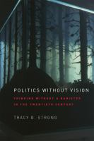 Politics without vision : thinking without a banister in the twentieth century /