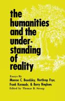 The Humanities and the Understanding of Reality.