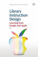 Library instruction design learning from Google and Apple /