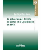 La aplicación del derecho de gentes en la Constitución de 1863