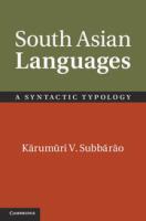 South Asian languages a syntactic typology /