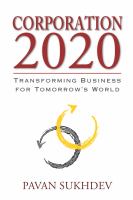 Corporation 2020 transforming business for tomorrow's world /