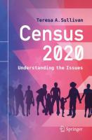 Census 2020 Understanding the Issues /