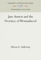 Jane Austen and the province of womanhood /
