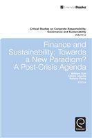 Finance and Sustainability: Towards a New Paradigm? a Post-Crisis Agenda