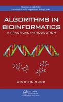 Algorithms in Bioinformatics : A Practical Introduction.