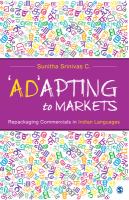 'Ad'apting to markets repackaging commercials in Indian languages /