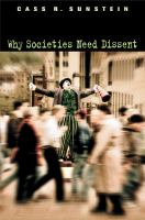 Why societies need dissent /